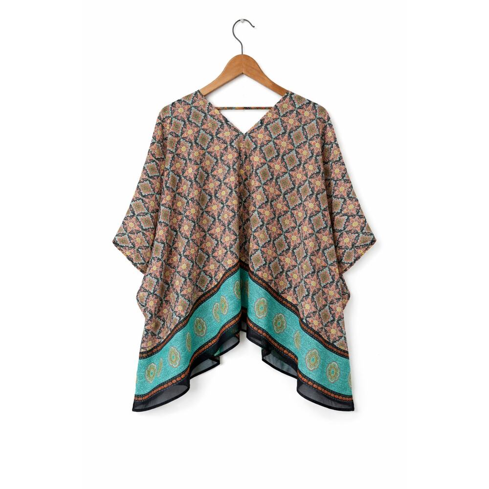 Boho Kimono Kaftan Women Open Front Lightweight Beach Cover Up Festival Top - Picture 3 of 6